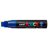 POSCA Uni flomaster; konica 15 mm ploščata; moder, (21290514) | Shoptok.si