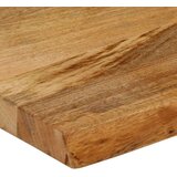 Stolna Mizna plošča z naravnim robom 180x20x3,8 cm trden mangov les, (21411935) | Shoptok.si