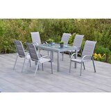 Gardenson Vrtni Set Amalfi, 7-delni, Raztegljiva Miza | Shoptok.si