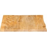 Stolna ploča sa živim rubom 40x40x2,5 cm od masivnog drva manga | Eponuda.com