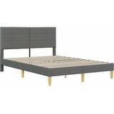  Krevetna konstrukcija Tamnosiva 120 x 190 cm Tkanina | shoptok.hr