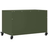 vidaXL TV ormarić maslinastozeleni 68x39x43,5 cm hladno valjani čelik | shoptok.hr