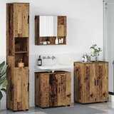  Set namještaja za kupaonicu 4 kom. Staro drvo 61 x 35 x 64 cm | shoptok.hr