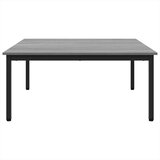  Klubska miza Siva Sonoma 100 x 100 x 45 cm Konstruiran les, (5000120275) | Shoptok.si