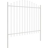  Vrtna Ograda 2 pcs Bijelo 170 x 190 cm Čelik s prahom premazan | shoptok.hr