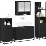  Set namještaja za kupaonicu s ladicama 3 pcs Umjetnički hrast | shoptok.hr
