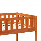  Krevet na kat voštano smeđi 90x190 cm od masivne borovine | shoptok.hr