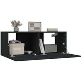 TV ormarići 2 kom crni 80 x 30 x 30 cm od konstruiranog drva | shoptok.hr