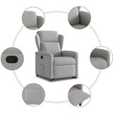  Naslonjač na podizanje od tkanine oblačnosivi | shoptok.hr