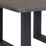  Stolić za kavu sa živim rubovima 60x60x40 cm masivno bagremovo drvo | shoptok.hr