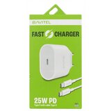 BAVIN Bavitel punjač 25W Type C + kabl Type C bela ( 92019 ) Cene