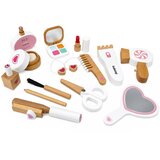  Wooden Beauty Set Makeup Cosmetic Bag Accessories 16 pcs. | Shoptok.si