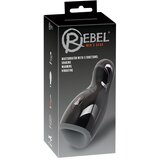 Rebel - grijani, vibrirajući, gore-dolje masturbator (crni) | shoptok.hr