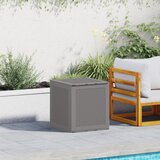 vidaXL Vrtna škatla Svetlo siva 55x53x57 cm PP | Shoptok.si