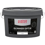  Lazura z učinkom Schöner wohnen glimmer-optik effektlasur trendstruktur (srebrna, prosojna, 1 l) | Shoptok.si