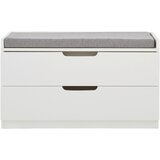 MID.YOU garderobna klop siva, bela | Shoptok.si