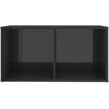  8-dijelni set TV ormarića visoki sjaj sivi konstruirano drvo | shoptok.hr