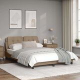 Okvir za krevet s uzglavljem cappuccino 140x200 cm umjetna koža | shoptok.hr