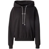 Sweater majica crna / srebro