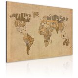  Slika - Old map of the World 120x80 Cijene