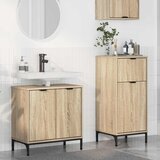 vidaXL Set namještaja za kupaonicu s ladicama 2 pcs sonoma hrast Cijene