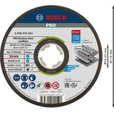 Bosch X-Lock expert for Inox+metal 115x1x22,23 za ravno sečenje 2608619263, AS 60 T inox BF, 115 mm, 1,0 mm | Eponuda.com