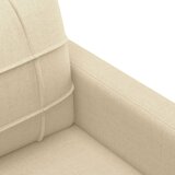  3-dijelni set sofa s jastucima krem od tkanine | shoptok.hr