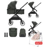 Lorelli KOLICA ZA BEBE REYA 3u1 - GREEN I GRATIS LEZALJKA PORTOFINO | Eponuda.com