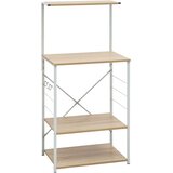 za mikrovalnu bijeli i hrast 60 x 39,6 x 123 cm drveni | shoptok.hr