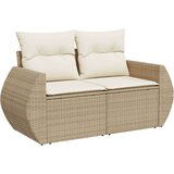 vidaXL 8-dijelni set vrtnih sofa od poliratana s jastucima bež | shoptok.hr