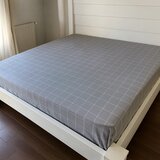 VIKTORIJA čaršav flanel 240x275cm, tamnosivi | ePonuda.com
