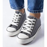 Gemre Black Glitter Wedge Sneakers Crete | Shoptok.si