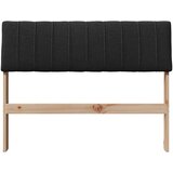  Tapecirani uzglavlje Crna 100 cm Čvrsto borovo drvo | shoptok.hr