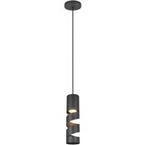  Črna viseča svetilka s kovinskim senčilom ø 12 cm Stream – | Shoptok.si