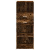  Visoka komoda boja hrasta 45 x 42,5 x 124 cm konstruirano drvo | shoptok.hr