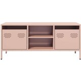 TV ormarić ružičasti 101 5 x 39 x 43 5 cm hladno valjani čelik | shoptok.hr