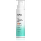 Saffee ClearDerm Anti-shine UV Protection Fluid SPF 50 zaščitni fluid za mastno k aknam nagnjeno kožo SPF 50 50 ml | Shoptok.si