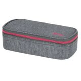 Spirit my bag svijetlo siva pernica s ružičastim patentnim zatvaračem 23x10cm | shoptok.hr