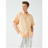 Koton Shirt - Orange - Fitted Cene