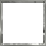 vidaXL Robovi trave srebrna 50 x 50 x 13 cm Cinkana jeklena | Shoptok.si