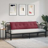  Jastuk za leđa Vinska crvena 180 x 19 x 50 cm tkanina | shoptok.hr