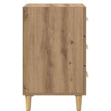 vidaXL Nočna omarica artisan hrast 40 x 40 x 66 cm Konstruiran les | Shoptok.si