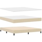  Krevet s kutijom s madracem &amp LED bež 180x200 cm tkanina | shoptok.hr