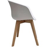 MID.YOU SET NASLANJAČEV, les, umetna masa bela | Shoptok.si
