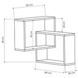 Decortie Hanah Home Zidna polica Ring | ePonuda.com