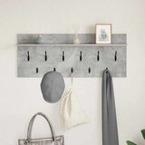  Vješalica za kapute na zidu Betonski sivi 100 x 40 x 12 cm | shoptok.hr