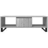  Stolić za kavu siva boja hrasta 104x60x35 cm konstruirano drvo | Eponuda.ba