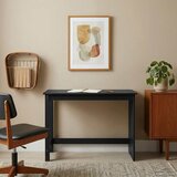  Stol Crna 112 x 50 x 75 cm Čvrsto borovo drvo | Eponuda.com