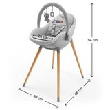 Kinderkraft Hranilica Fini UP 3u1, Grey Cijene