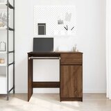  Radni stol smeđi hrast 86x49x76 cm konstruirano drvo | Eponuda.com